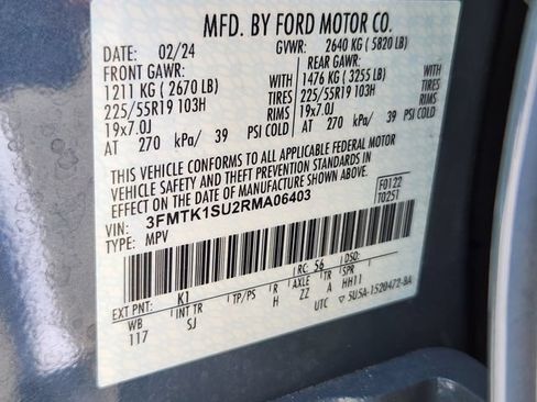 Certified 2024 Ford Mustang Mach-E Select w/ Comfort Package Lite AWD/4WD image 27