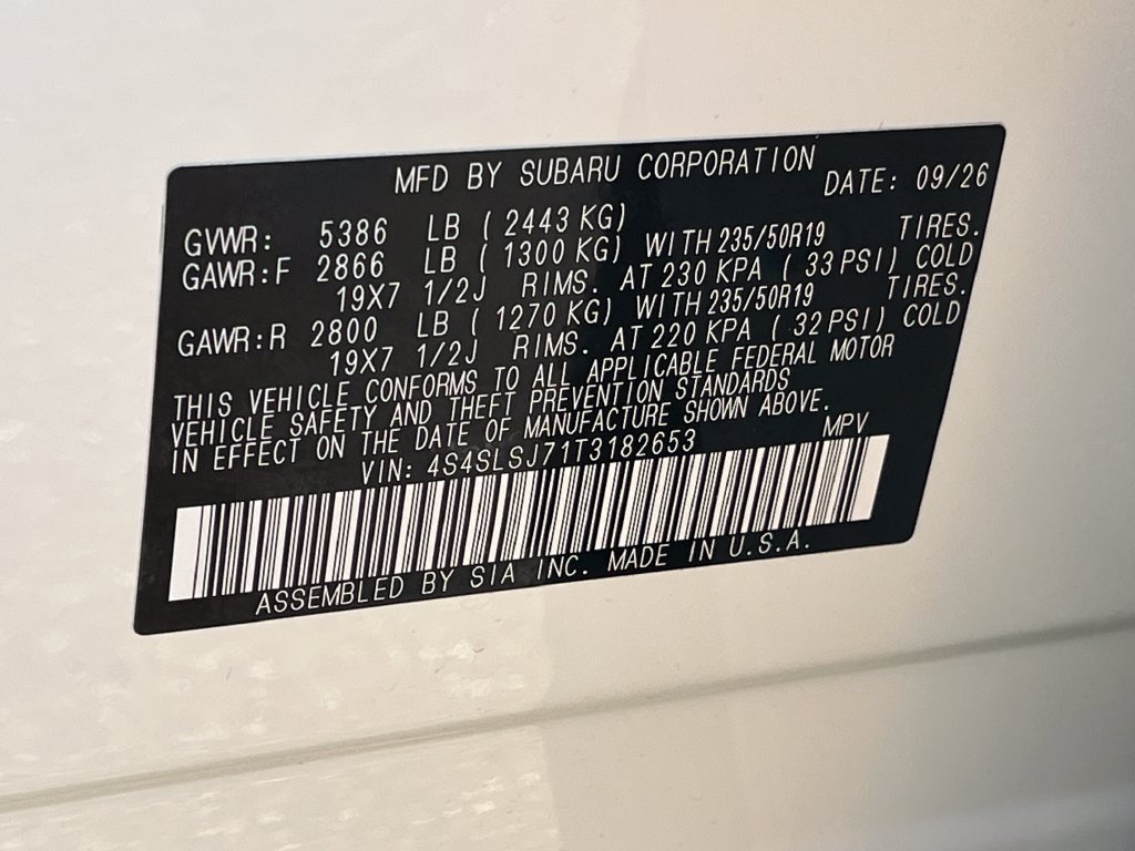 New 2026 Subaru Forester Touring AWD/4WD image 22