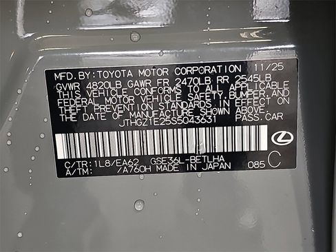 New 2025 Lexus IS 350 F Sport image 34