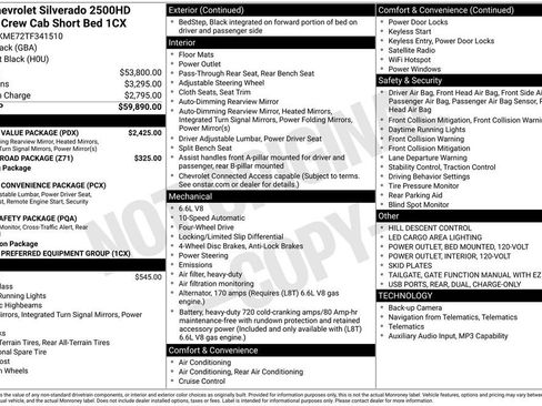 New 2026 Chevrolet Silverado 2500 Custom w/ Custom Value Package AWD/4WD image 28