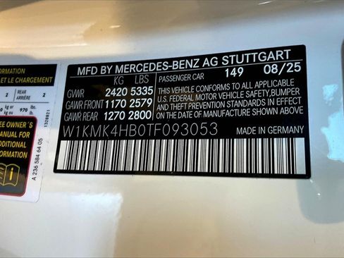 New 2026 Mercedes-Benz CLE 300 4MATIC Cabriolet image 12