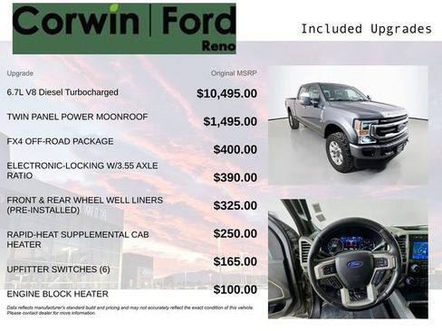 Certified 2021 Ford F350 Platinum w/ FX4 Off-Road Package image 3