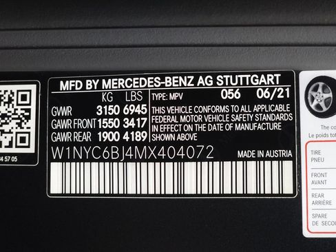 Certified 2021 Mercedes-Benz G 550 image 33