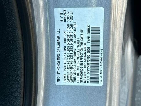 Used 2018 Honda Ridgeline RTL-E image 27