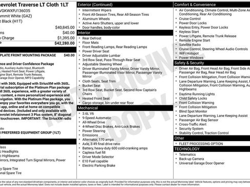 Used 2023 Chevrolet Traverse LT AWD/4WD image 3