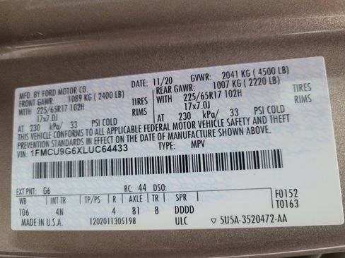 Used 2020 Ford Escape SE AWD/4WD image 33