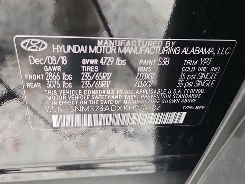 Used 2019 Hyundai Santa Fe SE FWD image 29