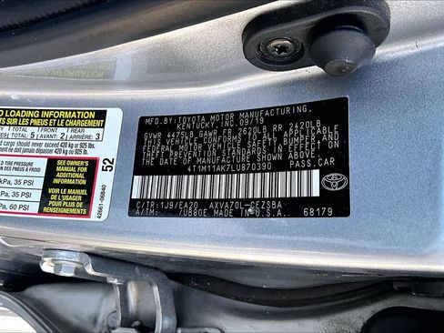 Used 2020 Toyota Camry SE w/ Convenience Package FWD image 36