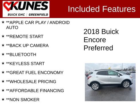 Used 2018 Buick Encore Preferred image 2
