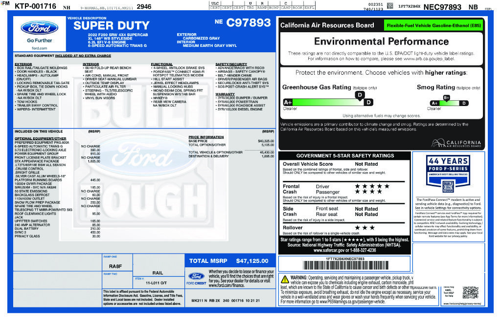 Used 2022 Ford F250 XL w/ STX Appearance Package AWD/4WD image 3
