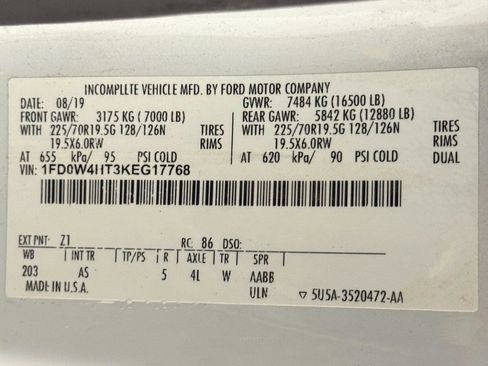 Used 2019 Ford F450 XL w/ Power Equipment Group image 10