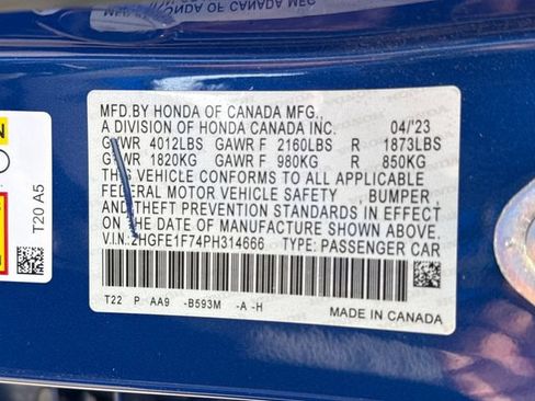 Used 2023 Honda Civic EX image 20