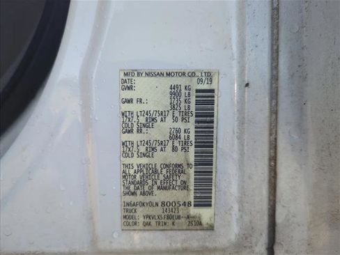 Used 2020 Nissan NV 3500 SV w/ Back Door Glass Package image 27