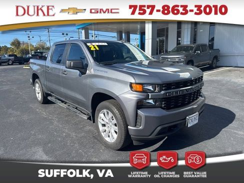 Used 2021 Chevrolet Silverado 1500 Custom image 1