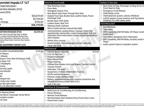 Used 2008 Chevrolet Impala LT w/ Luxury Edition Package FWD image 21