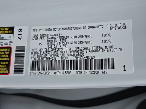 New 2026 Toyota Tacoma TRD Pro image 35