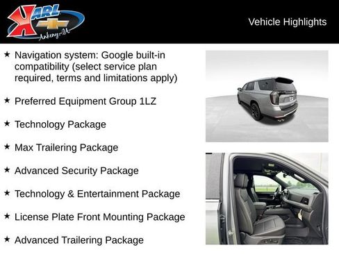 Used 2026 Chevrolet Tahoe Premier AWD/4WD image 2