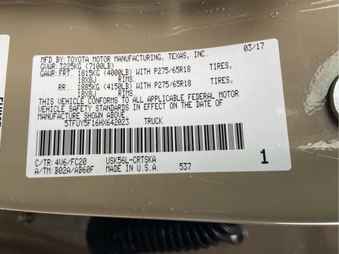 Used 2017 Toyota Tundra SR5 AWD/4WD image 82