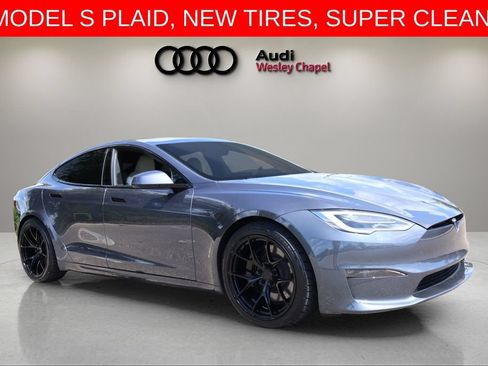 Used 2021 Tesla Model S Plaid AWD/4WD image 7