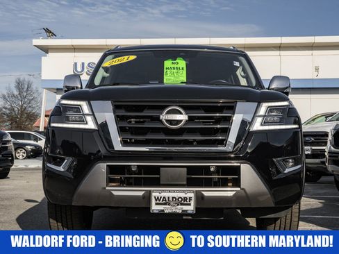 Used 2021 Nissan Armada Platinum w/ Captain's Chairs Package image 2