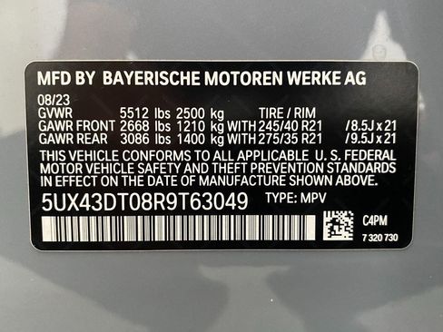Certified 2024 BMW X4 M40i AWD/4WD image 68