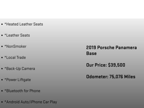Used 2019 Porsche Panamera RWD image 6