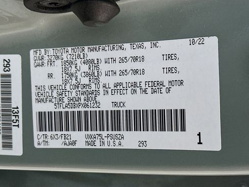 Used 2023 Toyota Tundra SR5 w/ TRD Off-Road Package image 31