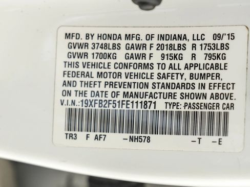 Used 2015 Honda Civic LX image 53