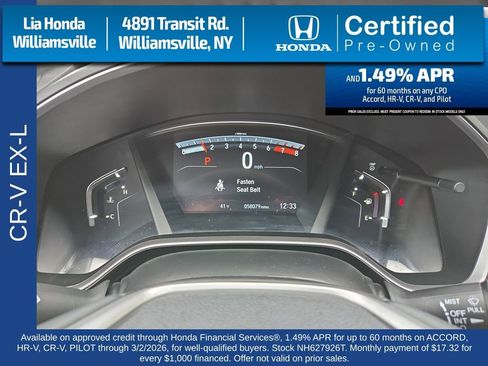 Certified 2022 Honda CR-V EX-L image 15