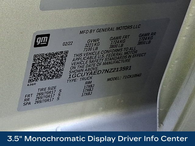 Used 2022 Chevrolet Silverado 1500 W/T w/ WT Value Package AWD/4WD image 31
