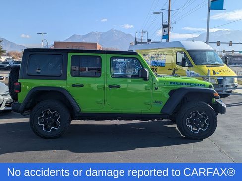 Used 2021 Jeep Wrangler Unlimited Rubicon 4xe w/ Cold Weather Group AWD/4WD image 2