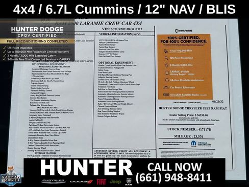Certified 2024 RAM 2500 Laramie w/ Safety Group AWD/4WD image 3