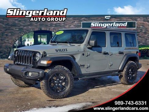 Used 2022 Jeep Wrangler Unlimited Willys image 1