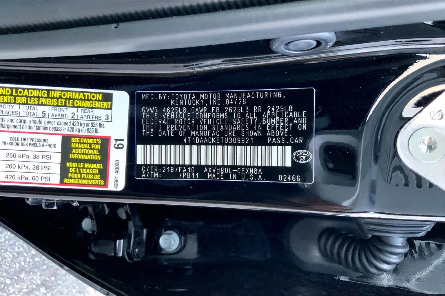 Used 2026 Toyota Camry LE w/ Convenience Package FWD image 29