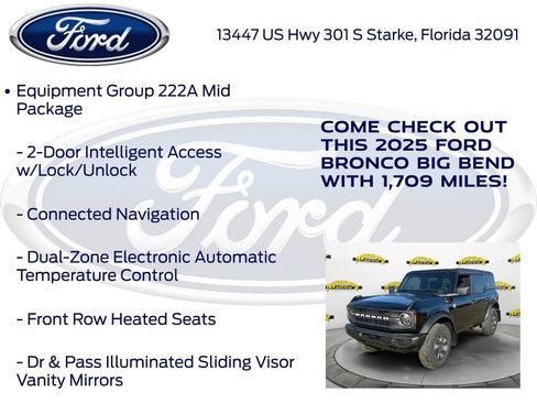 New 2025 Ford Bronco Big Bend AWD/4WD image 15