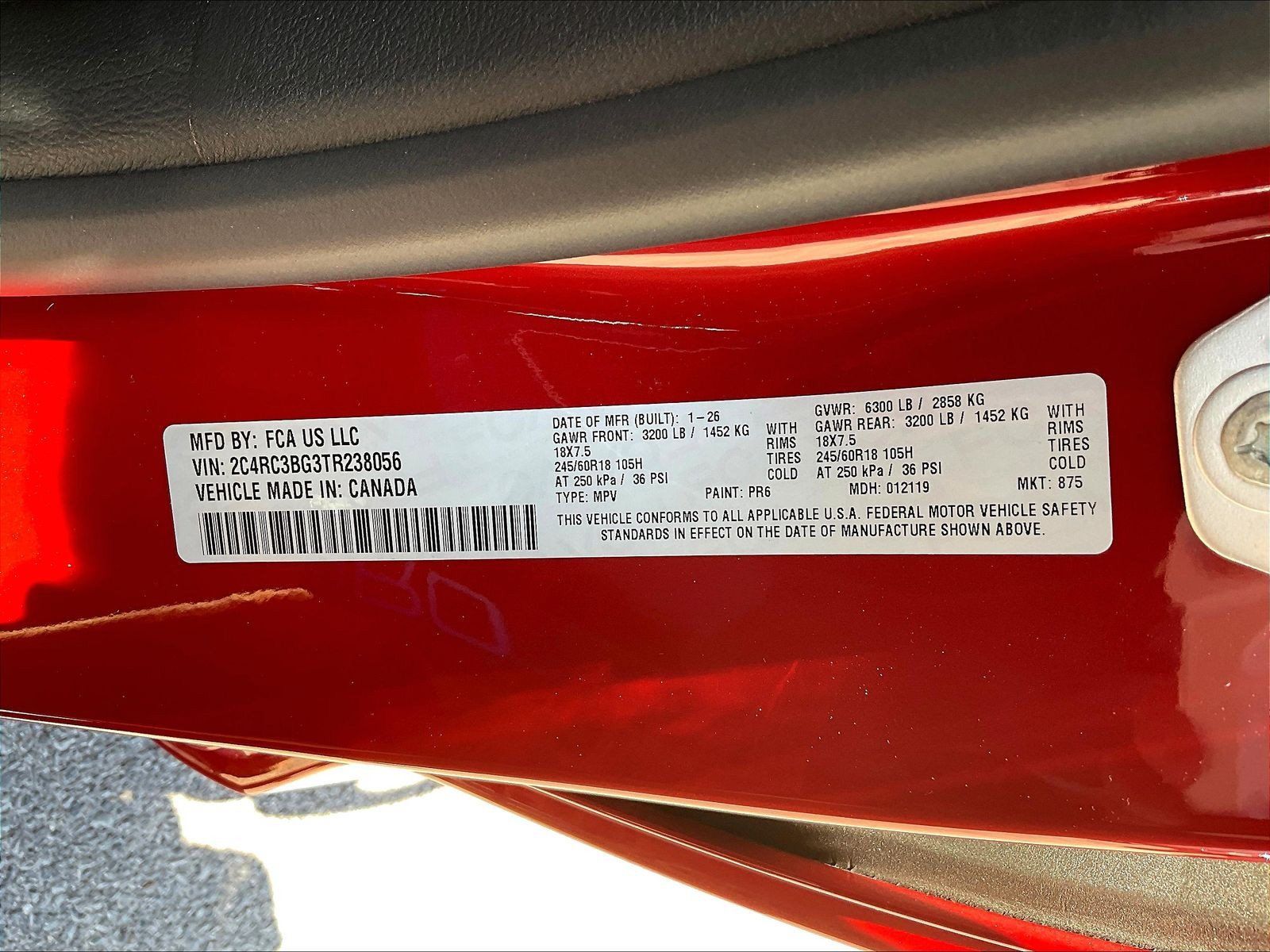 New 2026 Chrysler Pacifica Select AWD/4WD image 13