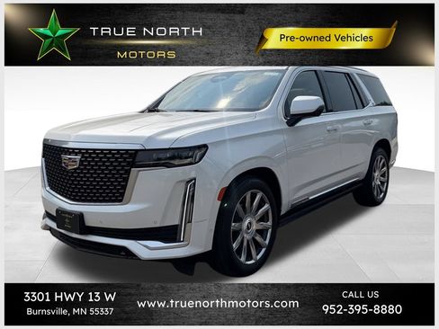 Used 2021 Cadillac Escalade Premium Luxury w/ Driver Assist Tech Package AWD/4WD image 1