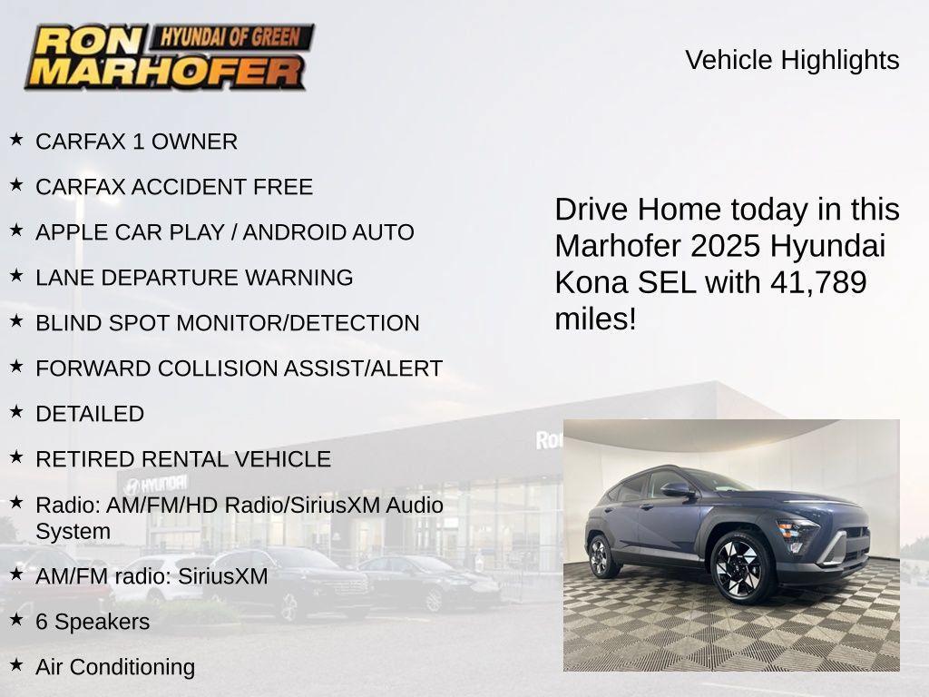 Used 2025 Hyundai Kona SEL FWD image 14