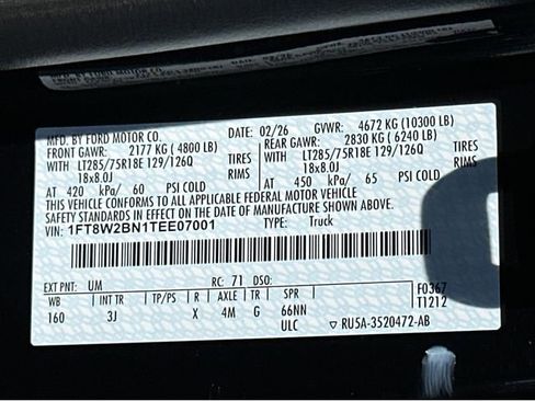 New 2026 Ford F250 XLT w/ XLT Premium Package AWD/4WD image 40