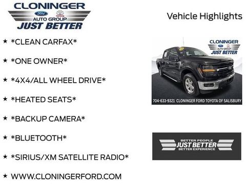 Used 2025 Ford F150 XLT w/ Equipment Group 301A Standard AWD/4WD image 3