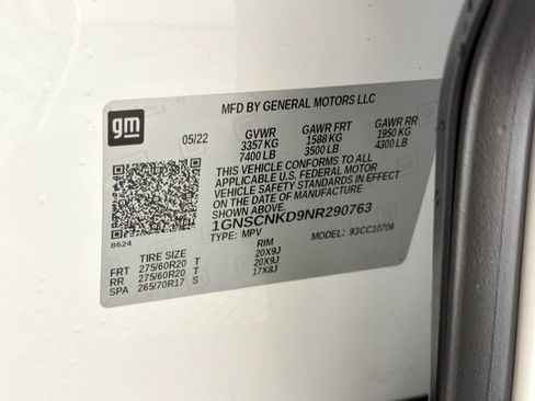 Certified 2022 Chevrolet Tahoe LT w/ LT Signature Plus Package RWD image 34