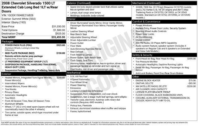 Used 2008 Chevrolet Silverado 1500 LT w/ Power Pack Plus AWD/4WD image 24