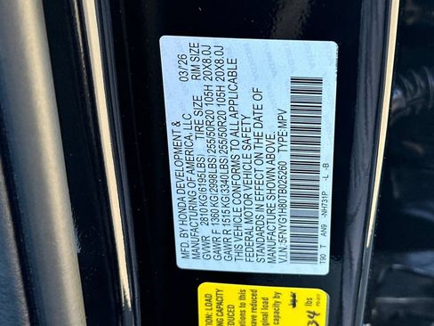 New 2026 Honda Pilot Elite image 36