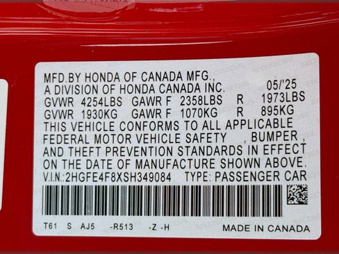 New 2025 Honda Civic Sport Touring image 39