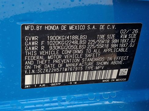 New 2026 Honda HR-V Sport image 17