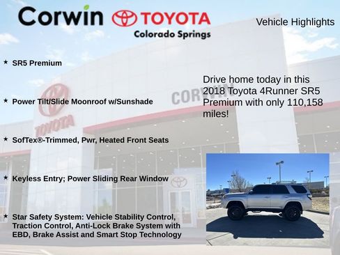 Used 2018 Toyota 4Runner SR5 Premium w/ Wilderness Package image 6