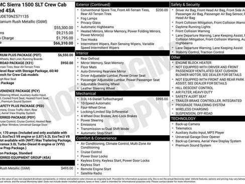 Used 2022 GMC Sierra 1500 SLT w/ SLT Premium Plus Package AWD/4WD image 30