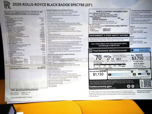 Certified 2025 Rolls-Royce Spectre Black Badge image 27