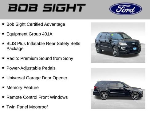 Used 2017 Ford Explorer Sport w/ Equipment Group 401A image 4