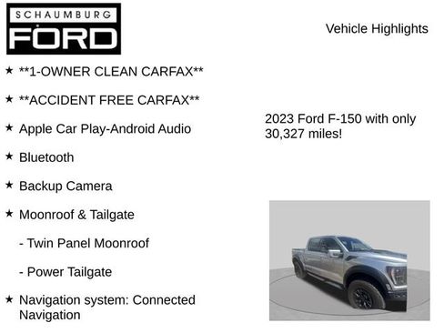 Used 2023 Ford F150 Raptor w/ Equipment Group 802A Raptor R AWD/4WD image 8